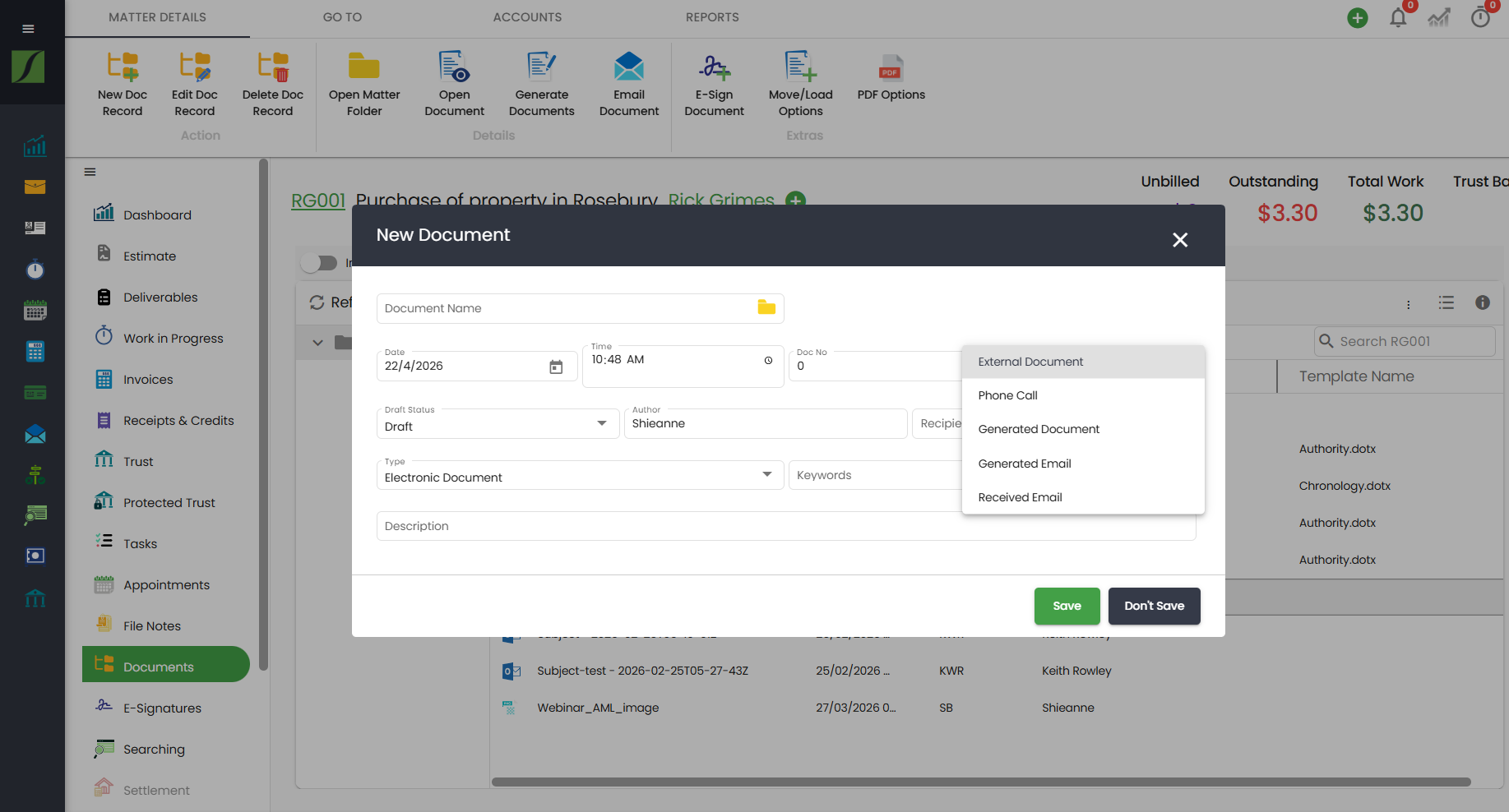 How to add new documents
