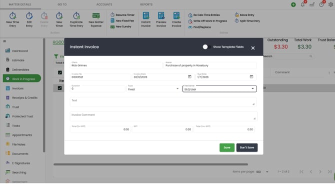 Instant Invoice